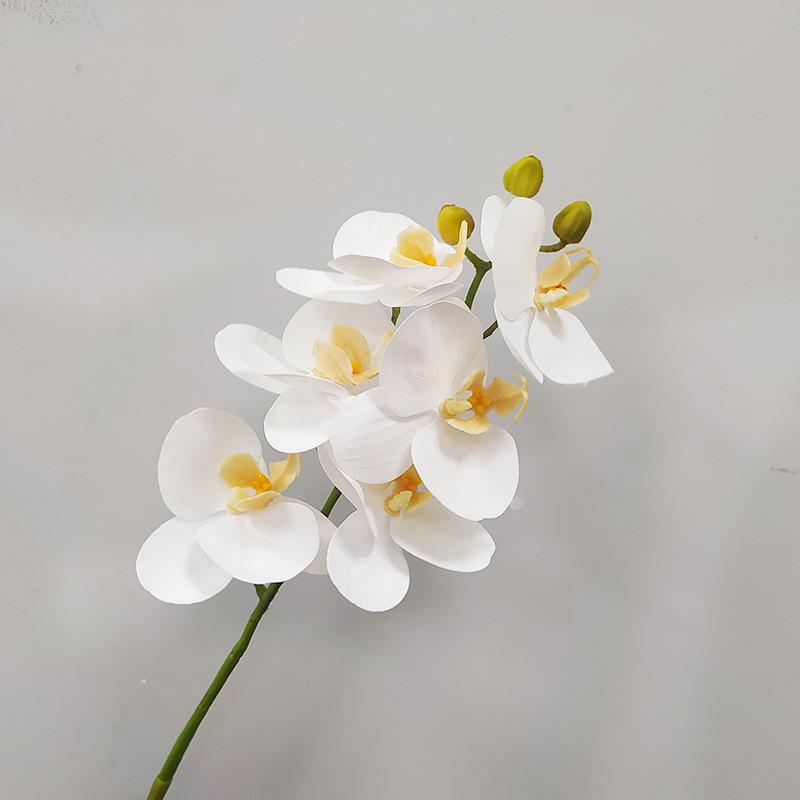 Realistic feel simulation Phalaenopsis hotel tape artificial flower ornament home, Phalaenopsis simulation flower
