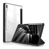 Чехол для Samsung Galaxy Tab S10 S9 S8 S7 Plus FE 12,4 дюйма, прозрачная задняя крышка из акрила для Tab S10 Lite S9 FE, чехлы с держателем для стилуса