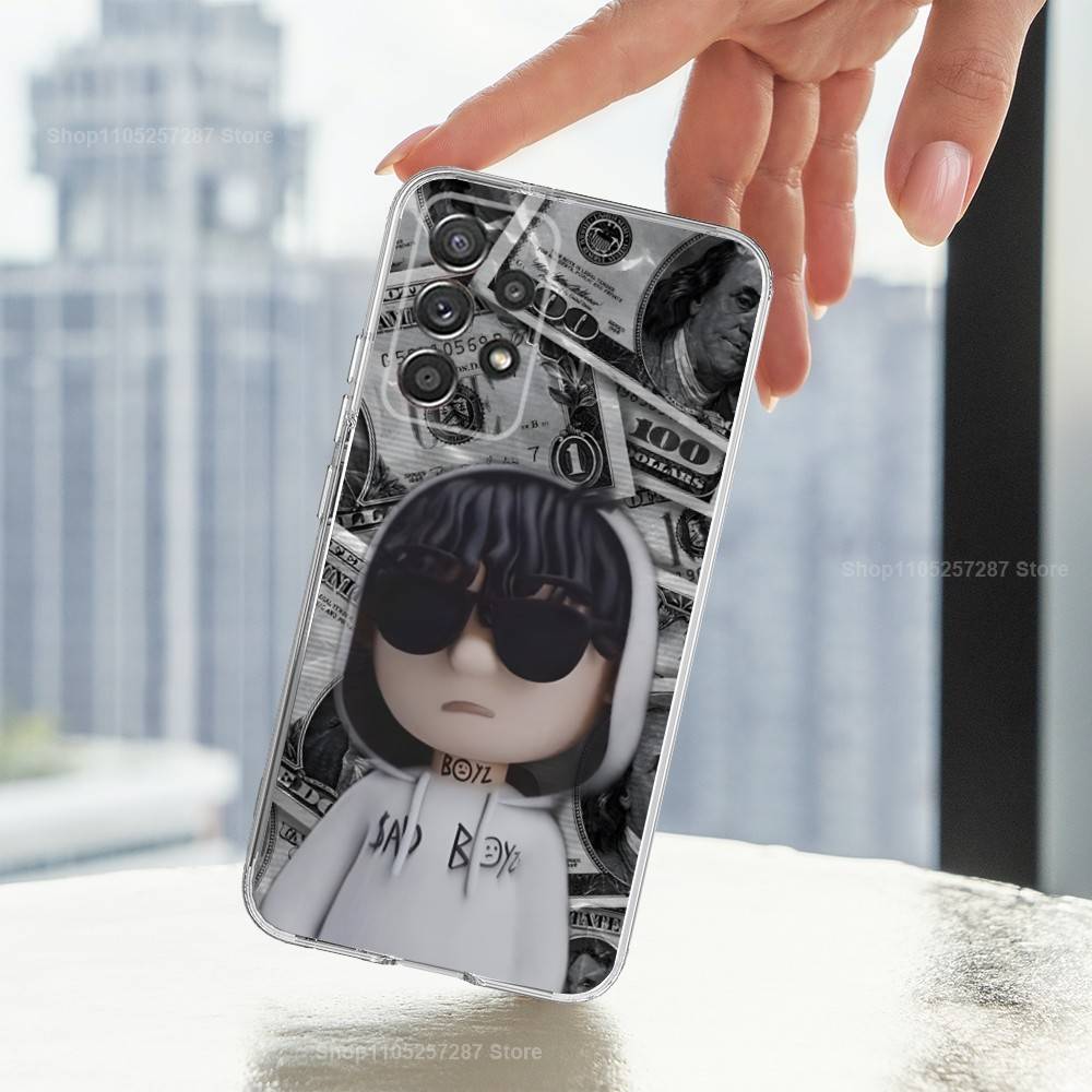 Singer J-Junior-H-SAD B-Boyz For Samsung A51,30,71,S9,Ultra,S20,FE,22,Lite,23,21,PIus,10,Transparent, Silicone Case