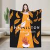 Hamiltons the Musical Blanket Quality Warm Soft  Bedding Throws Winter Picnic Couch Chair Funny Bedspread