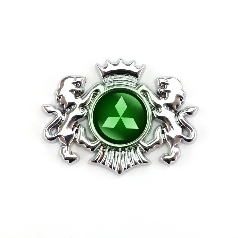 Стайлинг автомобиля Наклейка-значок Лев для Mitsubishi Ralliart ASX Pajero Eclipse Lancer 9 Pajero Outlander L200 Galant Montero Декаль