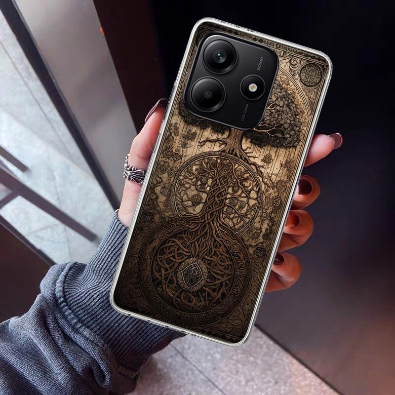 Tree of Life Space Phone Case For Xiaomi Redmi Note 15 14 14S 13 12S 12 Pro Plus 11S 11 10S 10 4G Cover 11E 11T 5G Print Fundas