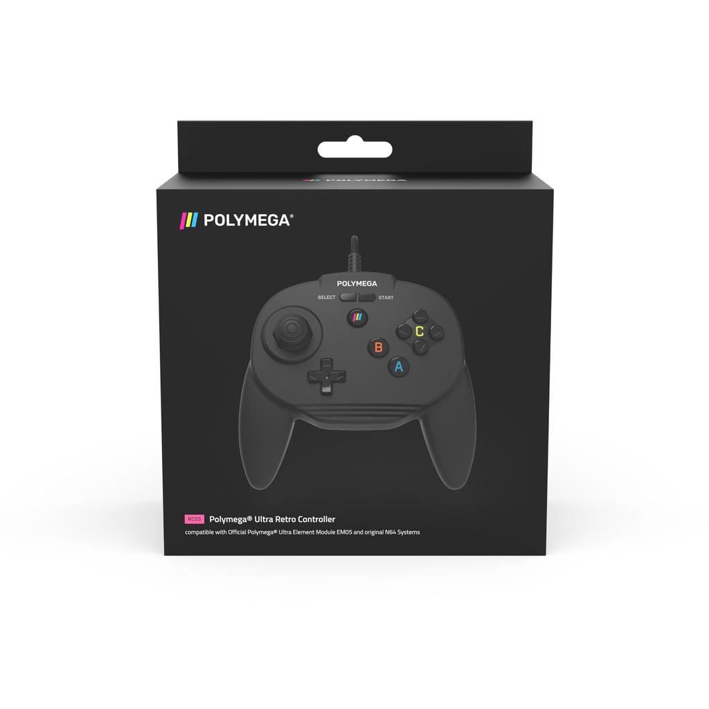 Polymega® Ультра Ретро Контроллер (RC05) – Проводное соединение для порта контроллера в стиле N64.