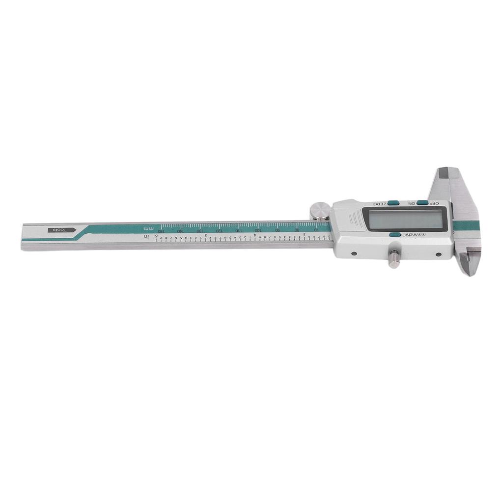 Цифровой штангенциркуль от 0 до 150 мм от 0 до 6 дюймов с высокоточным ЖК-дисплеем из нержавеющей стали, электронный нониус