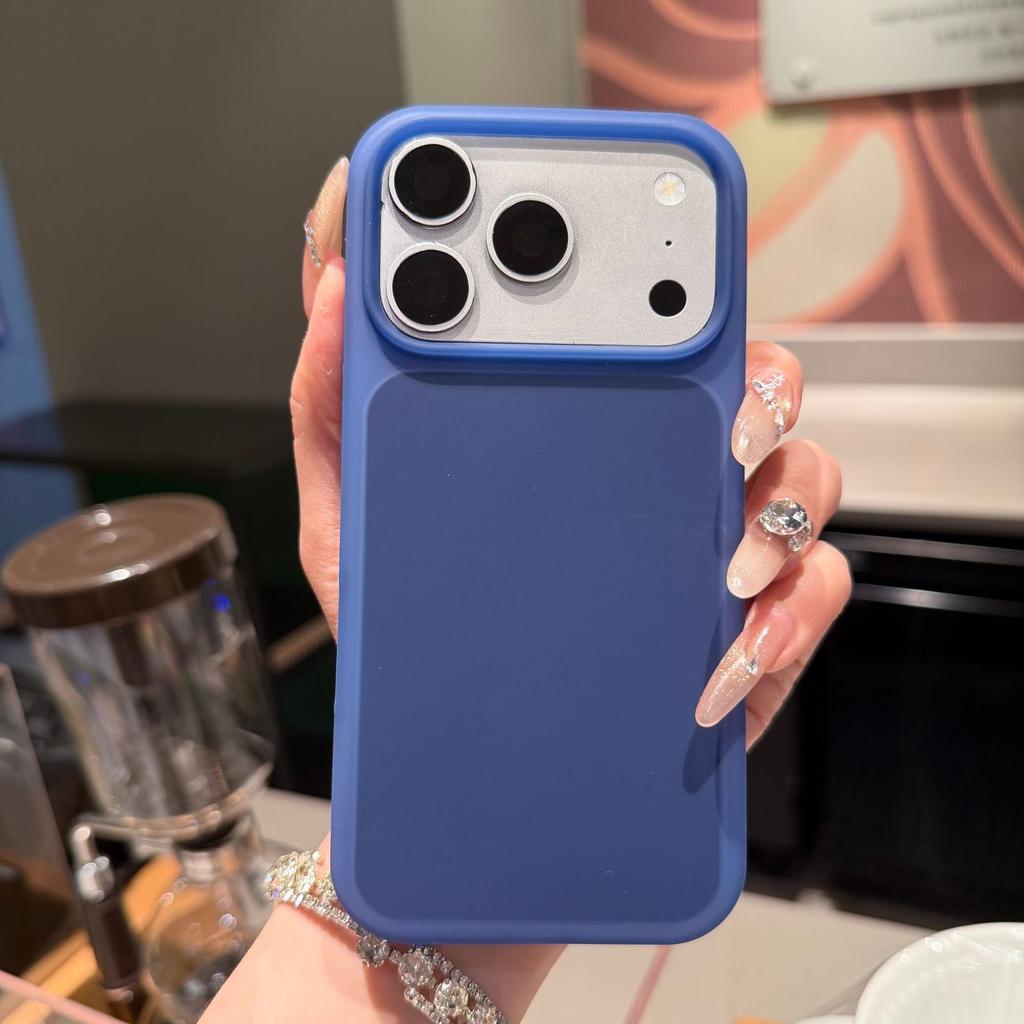 Applicable to iPhone17 mobile phone case, jelly ice cream liquid silicone, Apple 16ProMax anti-drop soft protective case