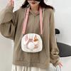 2025 Spring New Fashion Cute Trend Personalized Rabbit Contrasting Color Simple Fresh Girl Shoulder Messenger Bag