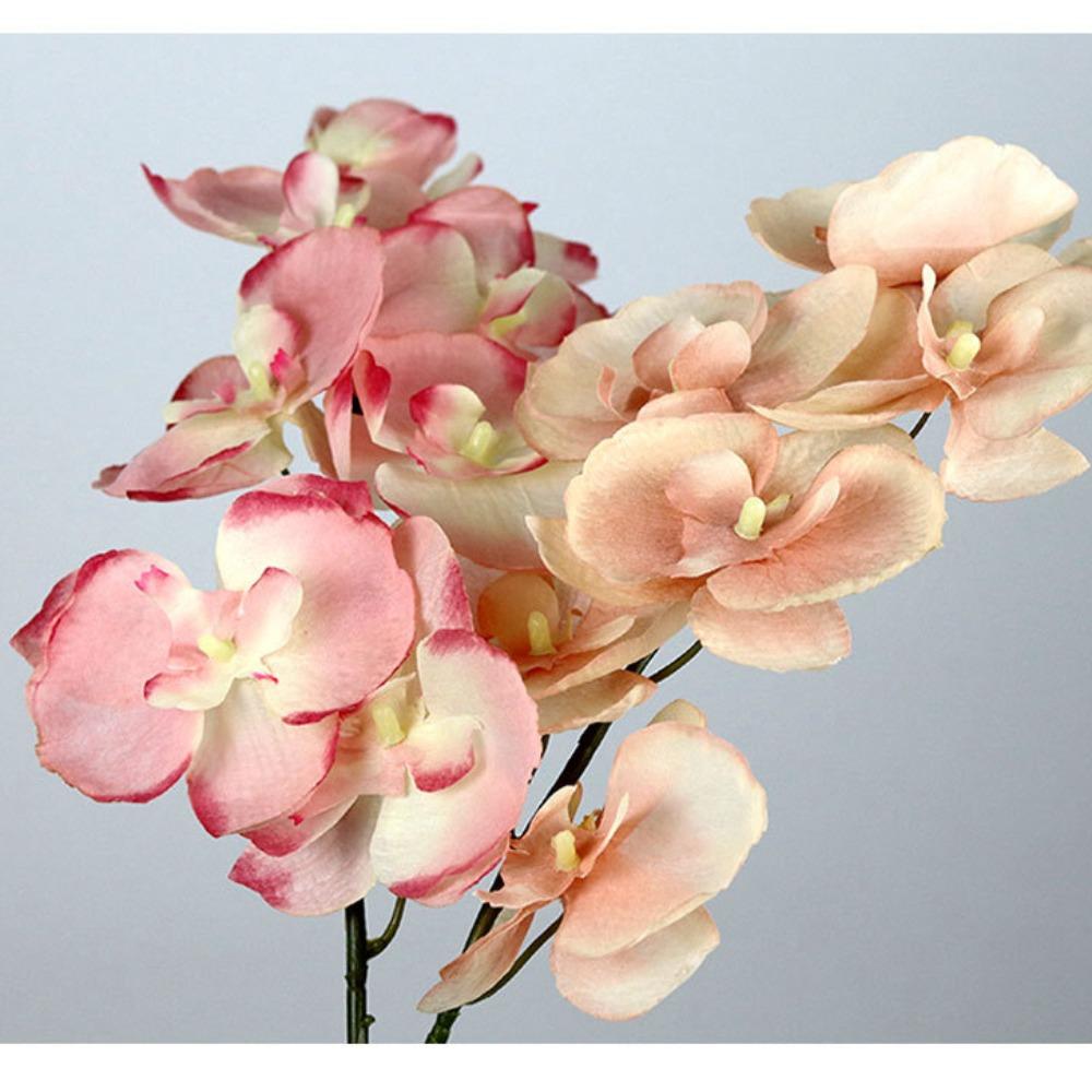 Одиночный букет из искусственных цветов орхидеи фаленопсис с 8 головками Свадебное украшение