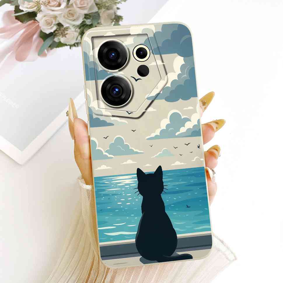 Simple Design Cartoon For Tecno Camon 20 Premier 5G Case Silicone Back Cover For Camon 20Premier 5G CK9n Phone Cases Bumper