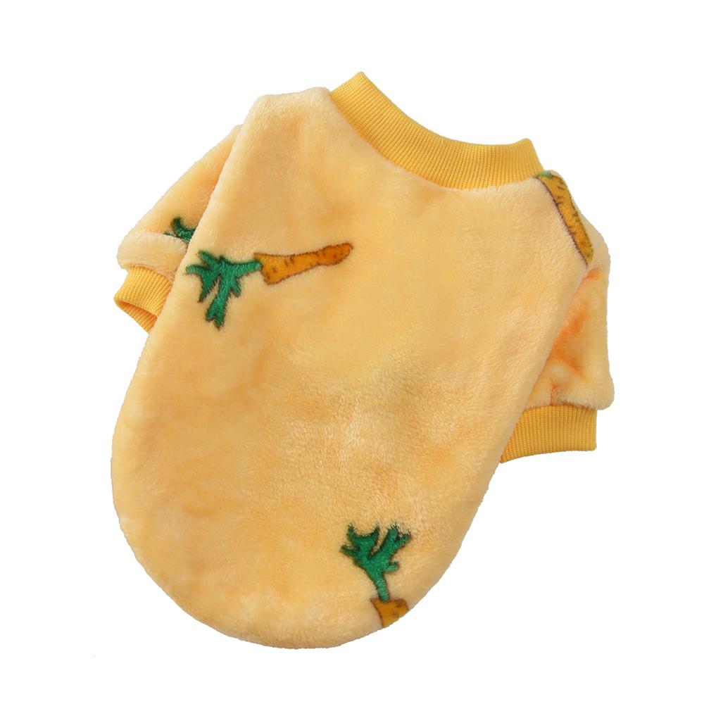 Теплая флисовая одежда для домашних животных, милое пальто с принтом, рубашка-рубашка для маленьких и средних собак, кошек, Тедди, зимний наряд для французского бульдога, чихуахуа