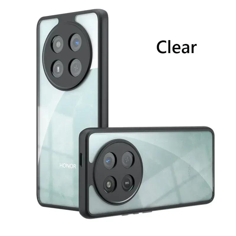 Матовый чехол для телефона Honor X9C Smart Противоударный Жесткий бампер Мягкая рамка Задняя крышка для Honor Magic 7 Lite 7Pro X9C Smart Бампер