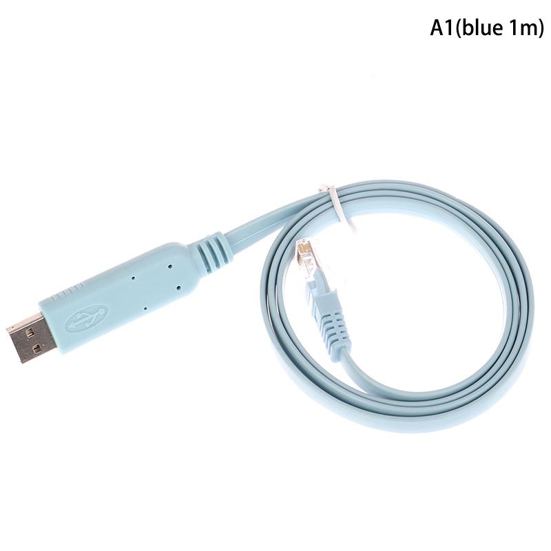 1 шт. 1/1,5/1,8/3 м USB на RJ45 Для консольного кабеля USB Cisco, отладочная линия Для маршрутизаторов Cisco H3C HP Arba 9306 Huawei, консольный кабель rollover