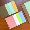 M5/A7/A6 по Hobonichi Planner: Пряный клейкий рис - Специальные цветные листы для внутренней страницы в рассыпном виде