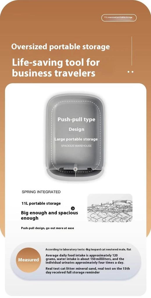 Hot promotion 11L Large Capacity Smart App Control Open-top Automatic cat - Box Basin with Dual Safety Sensors Self Cleaning