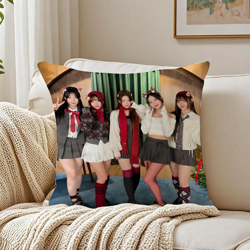 Чехол для подушки в стиле K-pop для женской группы R-Rescene, наволочка, защита от пылевых клещей, декор для дивана в гостиной, подушка, комната
