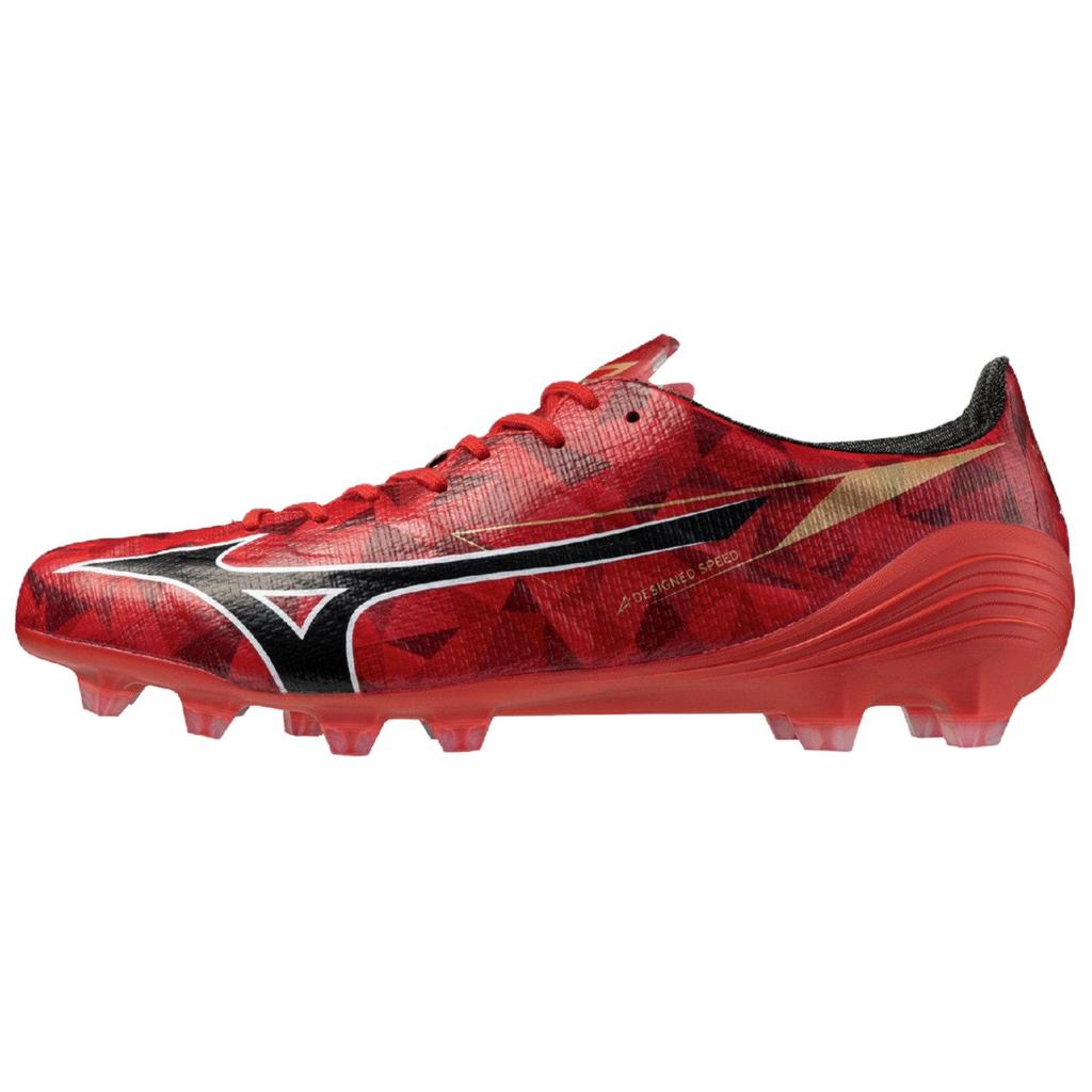 Mizuno Alpha 2 Comfortable Versatile Durable Soccer Shoes Unisex Soccer Shoes Red P1GA2560