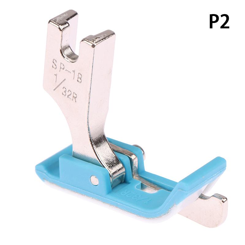 1 шт. Пластиковая лапка для пришивания края SP-18, лапка для пришивания встроенной линии, пластиковая лапка из воловьей жилы для плоской машины, швейные аксессуары