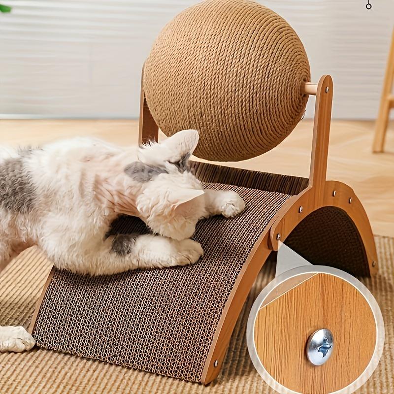 Cat Scratching Ball Toy Cat Scratch Board Vertical Cat Toy Wearresistant Cat Scratch Column Corrugated Paper Grinding Claw Board