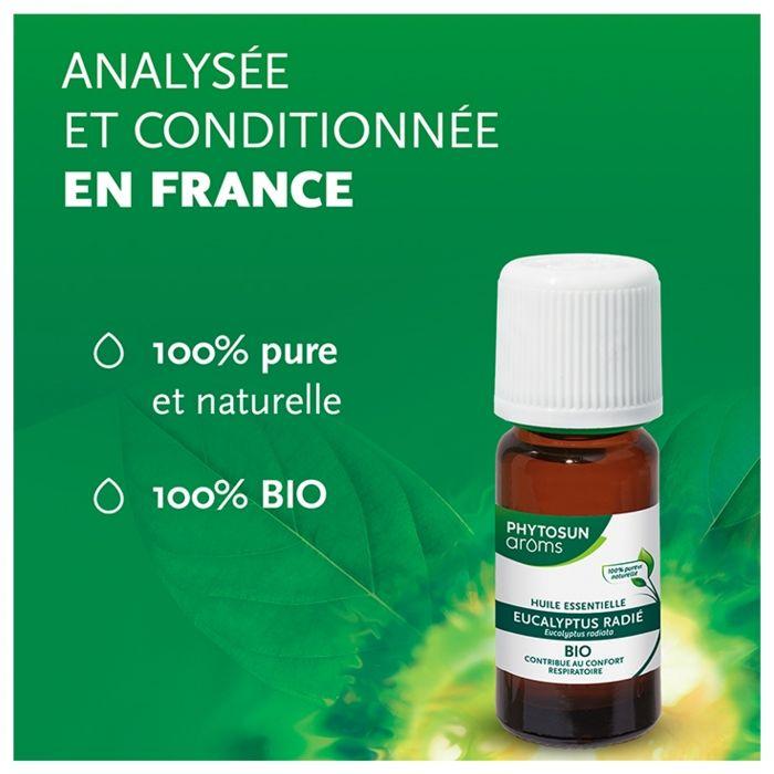 Phytosun Arôms Huile Essentielle Eucalyptus Radié Bio 10ml
