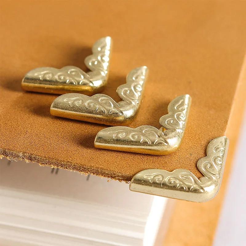 Fromthenon металлическая текстура ретро коровья кожа дорожный блокнот металлические украшения и средства защиты