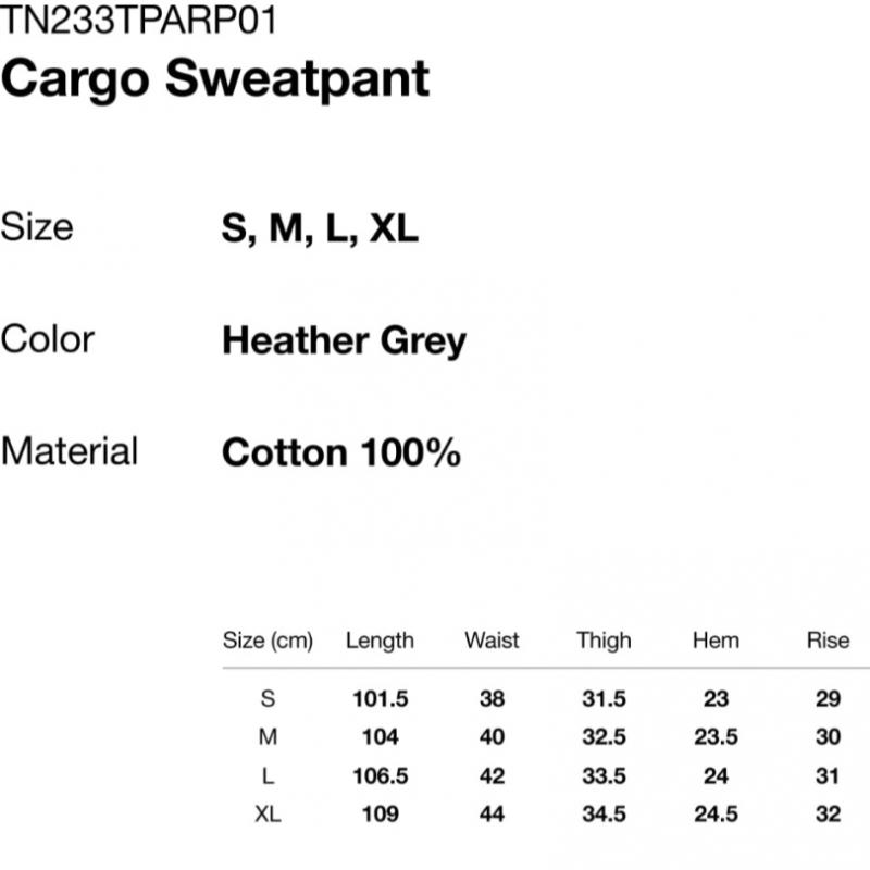 Thisisneverthat Грузовые спортивные штаны Вересково-серый