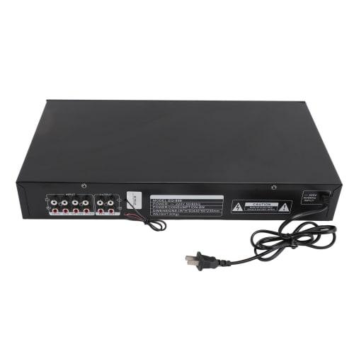 20-полосный эквалайзер, стерео графический эквалайзер с цифровым дисплеем, встроенный BT, регулировка высоких, средних и низких частот, поддержка BT и USB