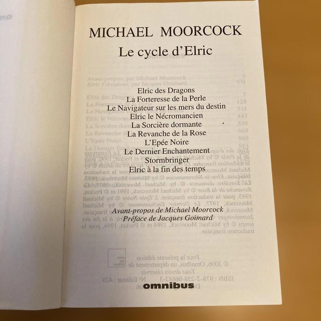 [Б/У] Французская версия серии "Элрик" Майкла Муркока