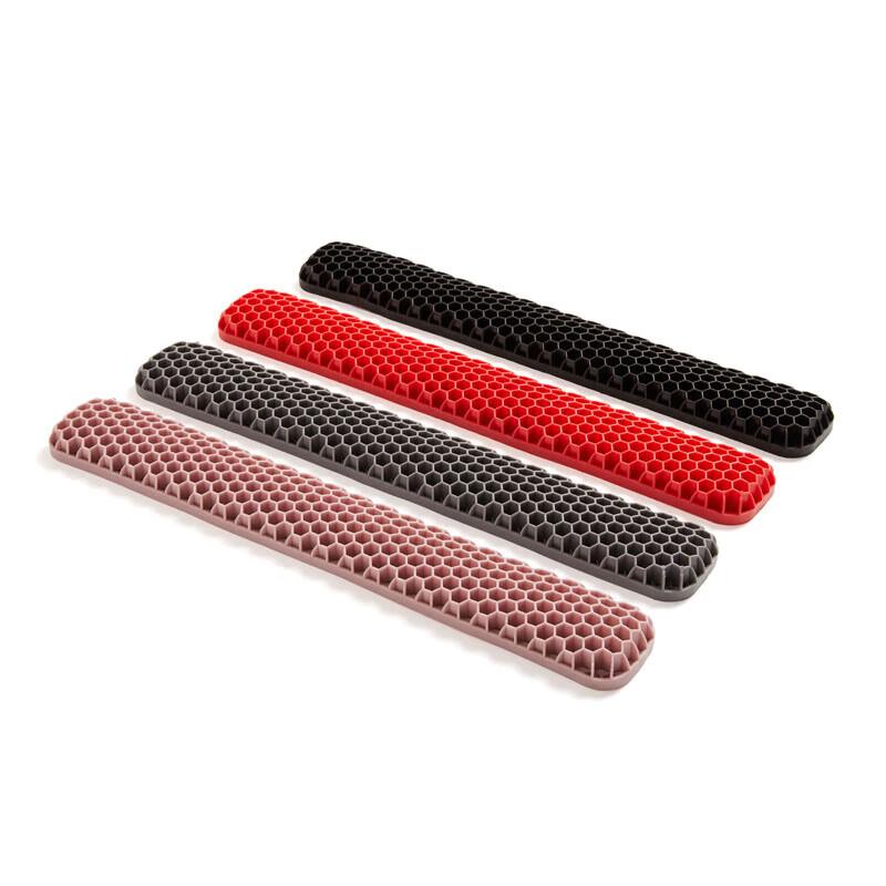 High-Elasticity TPE Keyboard Wrist Rest, Breathable Honeycomb Structure, Wrist Pad for Expert Players, Squeezeable And Washable, 445*70*25mm