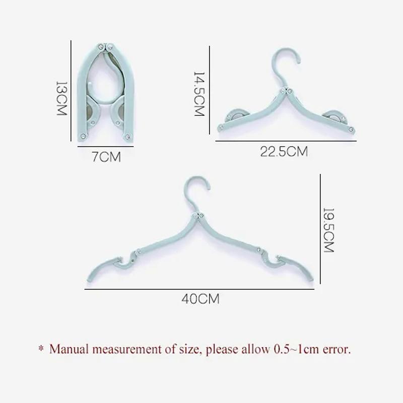 Случайная многофункциональная пластиковая вешалка для одежды, экономящая место в дороге, складная вешалка, креативная вешалка для одежды, детская вешалка