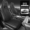 Всесезонные льняные чехлы на сиденья автомобиля для BYD Seal 06dmi - Дышащие и удобные
