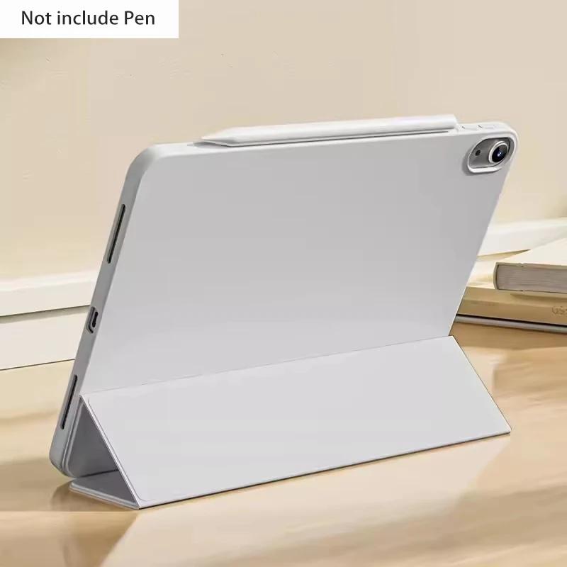 Роскошный чехол-книжка из ПУ для нового iPad A16 11 10 9 8 7-го поколения A17 Pro M5 M4 Mini Air 7 6 5 4 3 11 13" M3 M2 Ударопрочный чехол