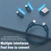 Многофункциональный ящик для хранения кабеля USB-адаптера — кабель типа C, 3 типа USB-адаптеров и преобразователь разъема