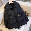 Winter Short Stand Collar Thicken Bread Jacket Puffer Ottwear Women's Jacket Drawstring Cotton-padded Clothes Down Coat Parkas