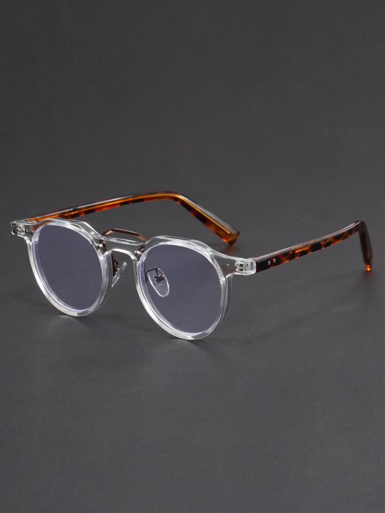 Ретро-очки для чтения с защитой от синего света, круглые, для женщин и мужчин, для коррекции близорукости, в тренде, ретро-очки с фотохромными линзами +1.