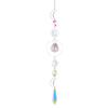 Crystal Wind Chime Crystal Decorative Pendants with AB Coating Crystal Wind Chimes Suncatcher Home Decor Gifts for Window Car
