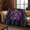3D F-Fortnite Game Cartoon Flannel Blanket Soft Warm Throw Blanket for Bed Bedroom Room Living Room Travel Camping Kids Gift