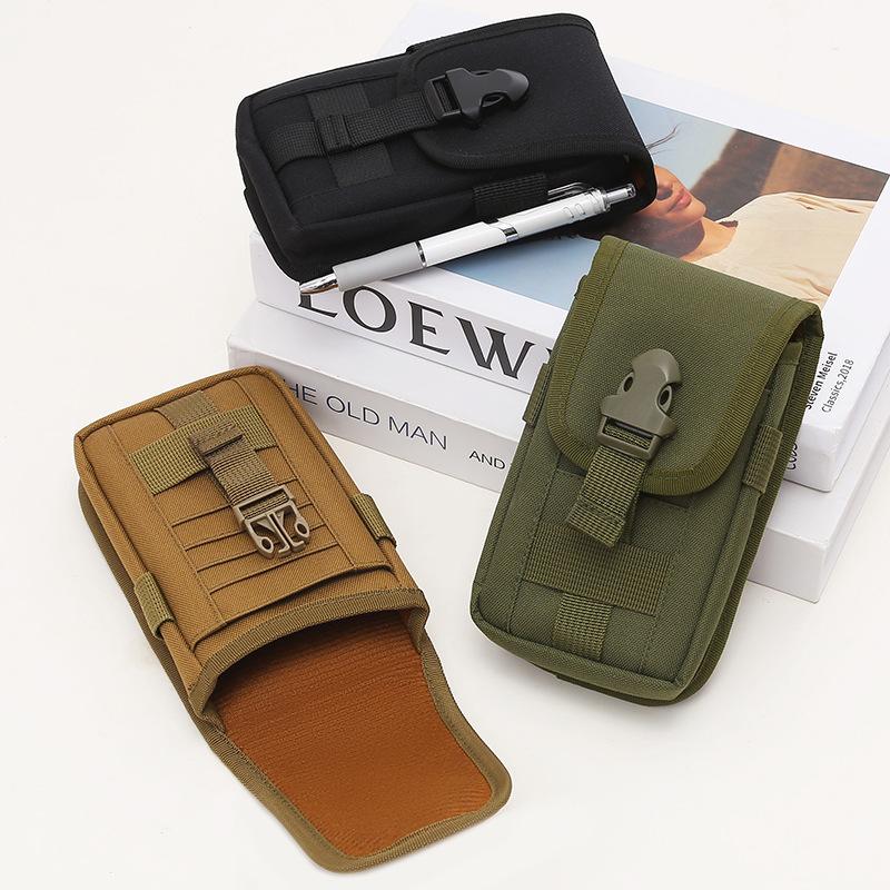 Outdoor Tactical Belt Waist Bag for Phones Military Style Purse Multi Compartment for Running and Hiking