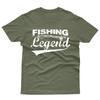 Рыбалка Легенда Рыбалка Смешной Для Рыбака Топ Футболка
