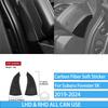 Real Carbon Fiber Car Accessories Gear Air Vent Set Trim Cover Soft Sticker For Subaru Forester SK      2024