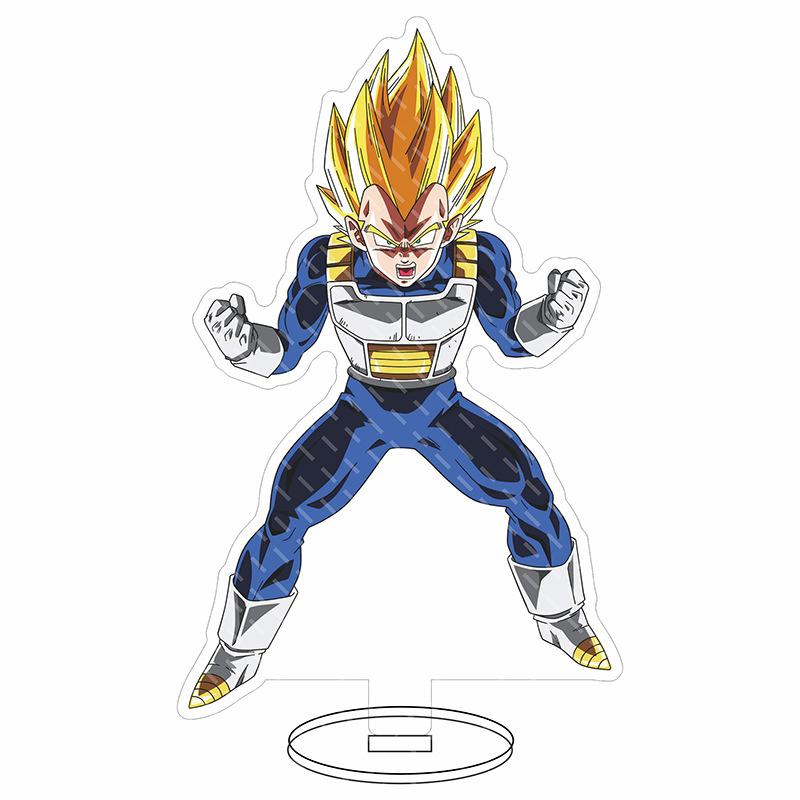 Аниме Dragon Ball Z Акриловая подставка Супер Сайян Сон Гоку Гохан Веджета Гогета Тракс Фриза Замасу Шенрон Пикколо Фигурка Игрушка Кукла