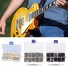 Guitar Parts Kits for Neck Plate Pickguard and Strap End Pins Guitar DIY Screws