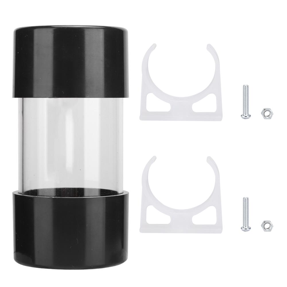 Transparent Cylindrical Computer Water Cooling Water Tank 100MM for Long Term Attraction