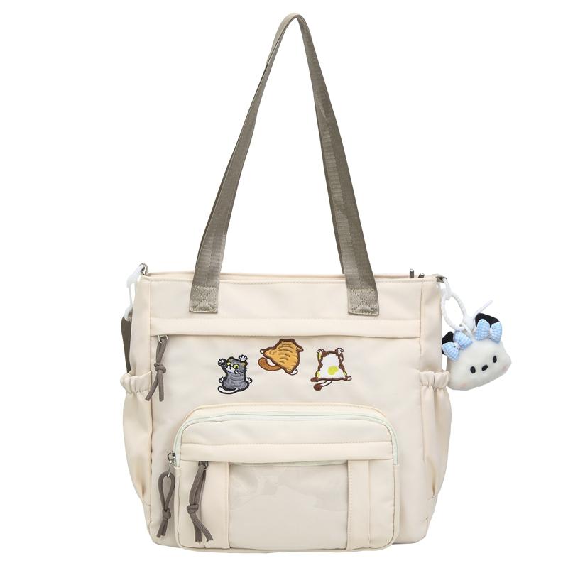 Сумка через плечо Cartoon Commuter женская большая вместительная студенческая сумка-тоут студенческая сумка через плечо