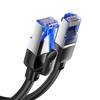 ESSAGER EXCWXY-JH01-P 10m CAT8 Ethernet Round Cable Home Office 40Gbps 2000MHz for Laptop Modem Router