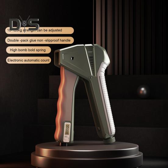 Тренажер для укрепления хвата со счетчиком 10-120 кг, регулируемый для мужчин и женщин, тренажер для предплечий, тренажер для укрепления хвата, разработчик фитнес-оборудования