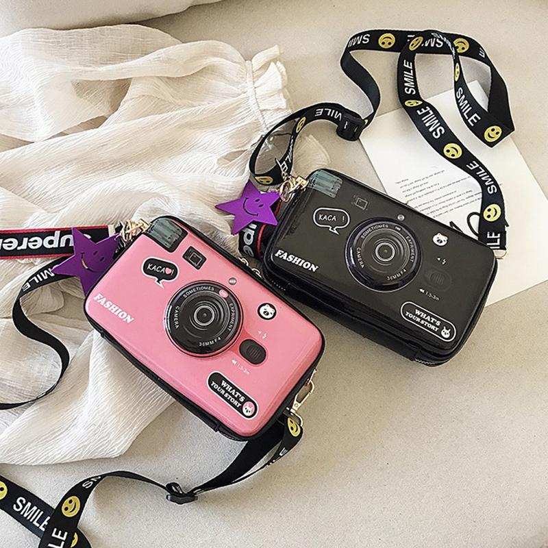 SCIONE Мини Сумка Через Плечо для Камеры 2025 Новая ПУ Расписная Милая Девичья Сумка Модная Личность Джокер Сумка Кроссбоди