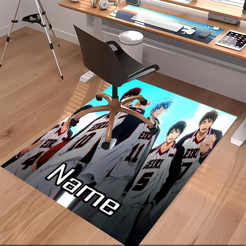 Custom personalization Kuroko's Basketball Print Area Rug - Soft, Washable Non-Slip Indoor Mat,Living Room,Home&Office Decorative Rug