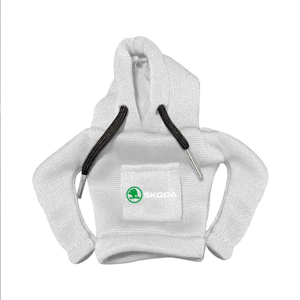 sfrab5 Gear Shift Knob Hoodie Cover Change Speed Lever Sweatshirt Car Gear Shift Cover for Skoda Rapid Fabia Octavia S VII Superb Karop