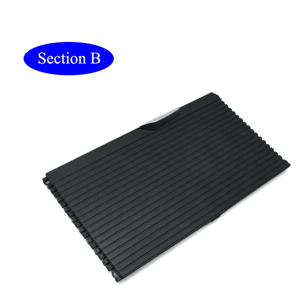 For BMW X1 X2 F48 F49 F39 Front Console Cup Holder Sliding Shutters Cover Trim Center Roller Blind Cover Replacement 2016-2021