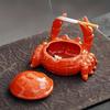 Crab Ceramic Tea Pet Office Home Living Room with Cover Anti-fly Ash Chinese Cute Ornaments Decoration