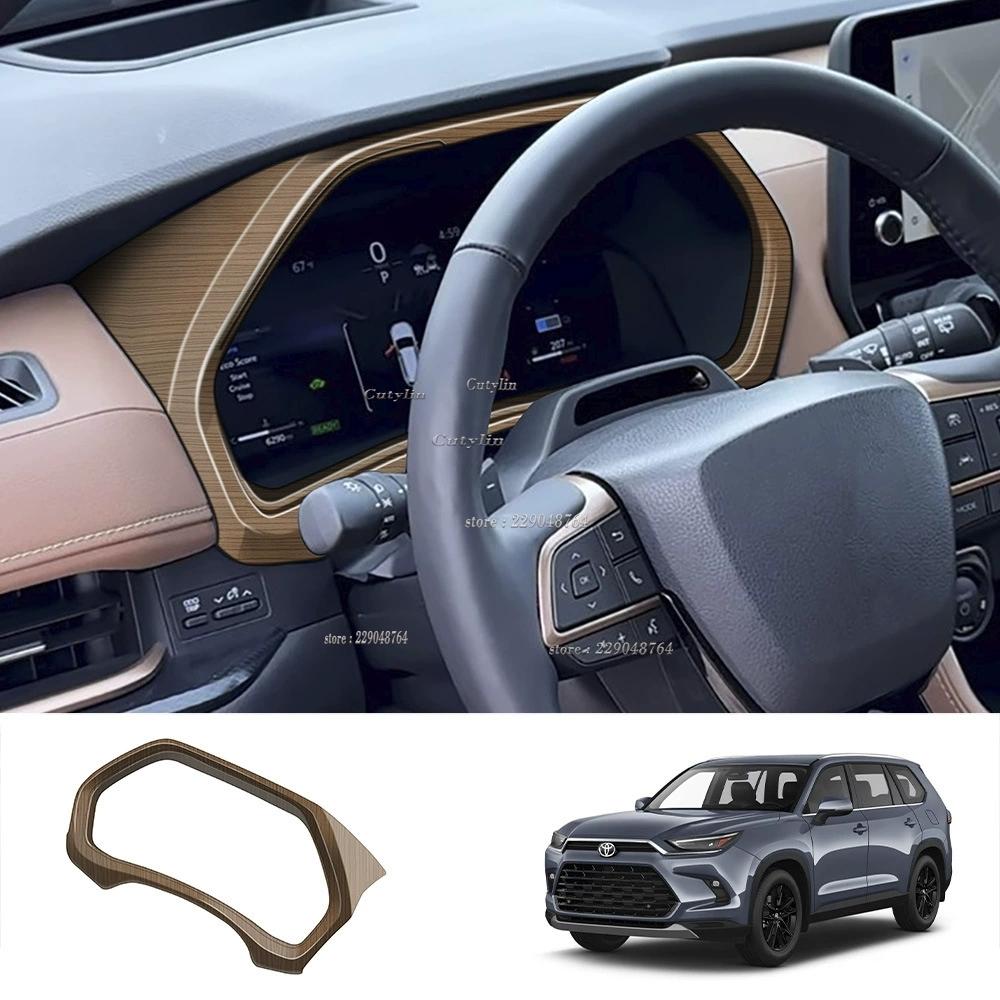 LHD for Toyota Grand Highlander 2024 2025 ABS Wood Window Rise Switch Gear Shift Panle trument Readlamp AC Vent Armest Cover
